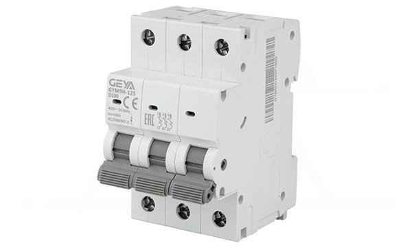 Авт. выключатель GYM9H-125-3P-100D, 3P, 100A, хар-ка D, 10kA, 3M
