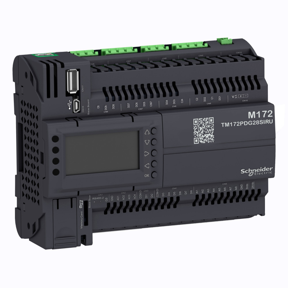 M172 Производит., с дисплеем, 28I/O Eth 2RS485 2SSR изол