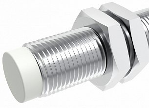 LANBAO LR12XCN10DNOY-E2 Индуктивный датчик 10 мм, цилиндрический, незаподлицо, 10…30 DC, NPN, NO, никелированная латунь, разъем M12, IP67