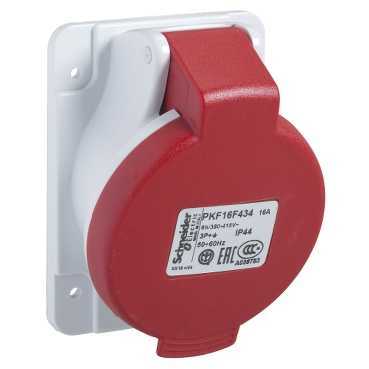 РОЗ СКР УСТ УГЛ ВИНТ 16А 2P+E IP44 220В