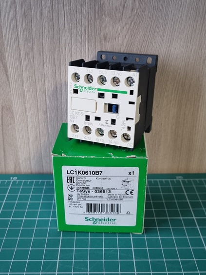 КОНТАКТОР K 3P,6А,НО,24V 50/60ГЦ LC1K06 10B7