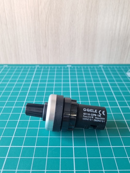 Потенциометр AD116-22PM, 10kΩ, 22mm, IP64