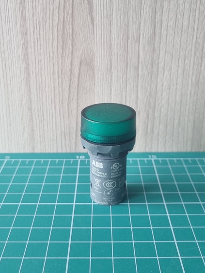 Светосигнальная арматура CL2-523G, зеленая, 230VAC, IP66, 22mm