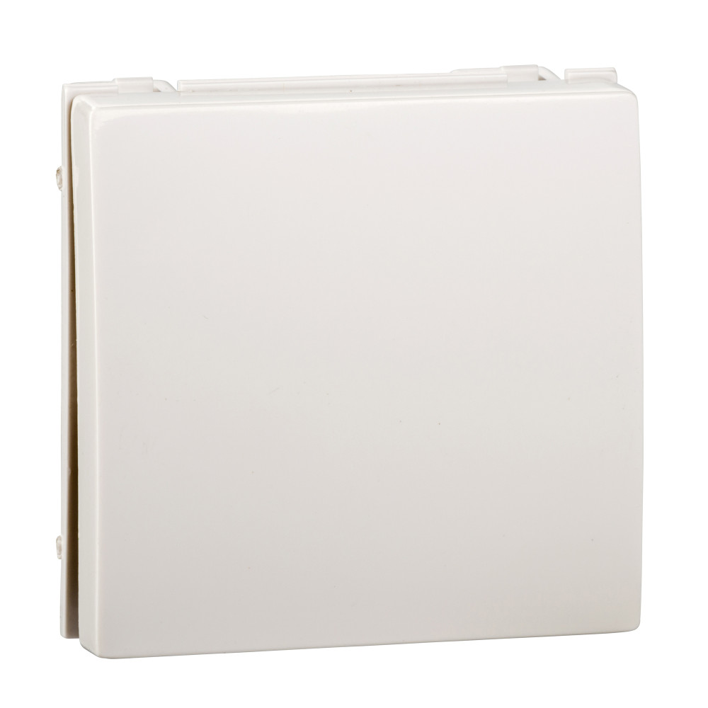 W45 Переключатель модульный 1-клавишный, 2 модуля (45х45 мм) БЕЛЫЙ RAL9010