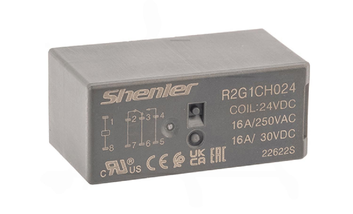 Реле R2G1CH024, 1CO, 16A(250VAC/30VDC), 24VDC, растр. 5mm