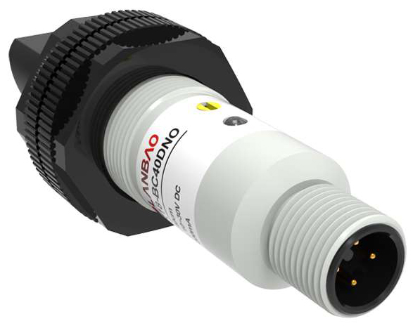 LANBAO PR18GS-BC10DPR-E2  оптический датчик угловой M18 PNP NO+NC Sn=100mm разъем M12