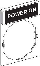 ЭТИКЕТКА. POWER ON