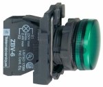 СИГН. ЛАМПА 22ММ 230-240В ЗЕЛЕНАЯ