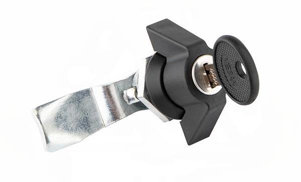 Замок-бабочка язычковый под ключ с секретом