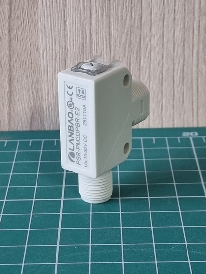 LANBAO PSR-PM3DPBR-E2 оптический датчик гибридный корпус PNP NO/NC Sn=3м (R-тип) разъем M12