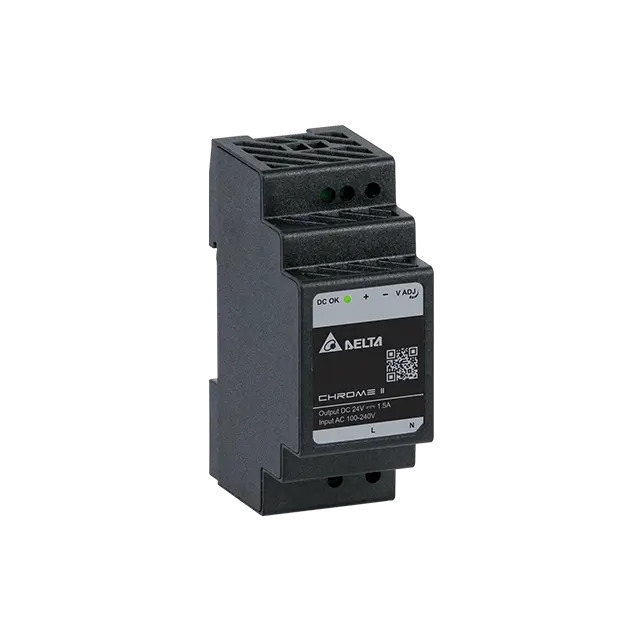 Блок питания импульсный Chrome II, 36W, 1.5А, 85_264VAC / 24VDC, DIN35, винт.клеммы, пл.корпус