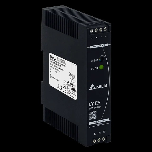 Блок питания импульсный Lyte, 75W, 1.57А, 85_264VAC / 48VDC, DIN35, винт.клеммы, пл.корпус