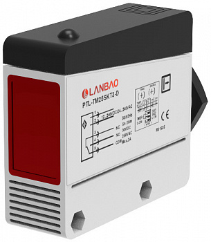 LANBAO PTL-PM12DNR-D оптический датчик 88x76x65мм NPN NO+NC Sn=12м (R-тип) клеммы