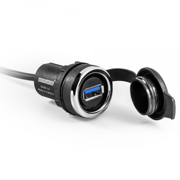 Разъём USB3.0 "мама-мама", IP65 BUSB30