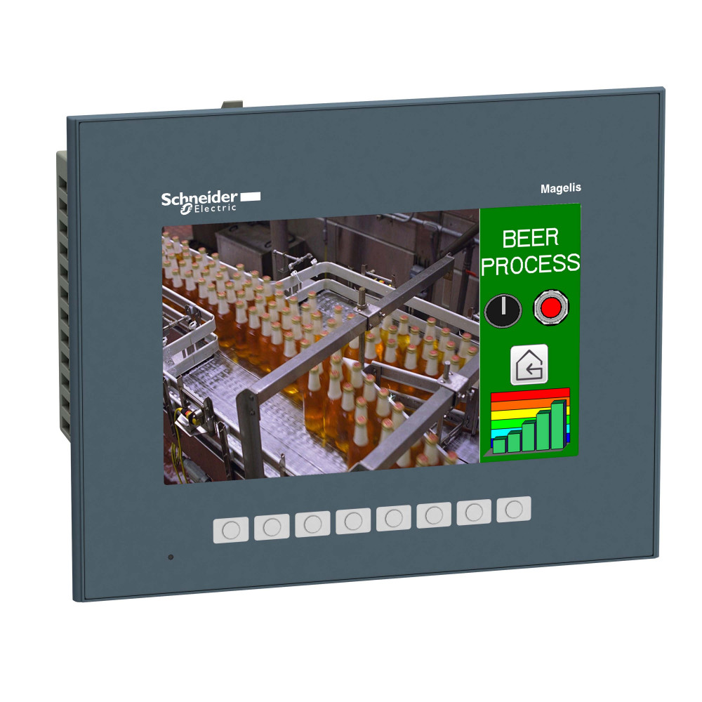 СЕНС ЦВ ТЕРМИНАЛ 7" 800?480 8 КНОПОК RJ45 RS232/485 SUB-D Eth 96Mб/512кБ СЛОТ SD