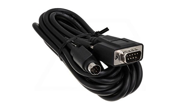 Кабель связи ПЛК DVP с HMI, RS232 (DB-9"папа"/mini-DIN), 3м