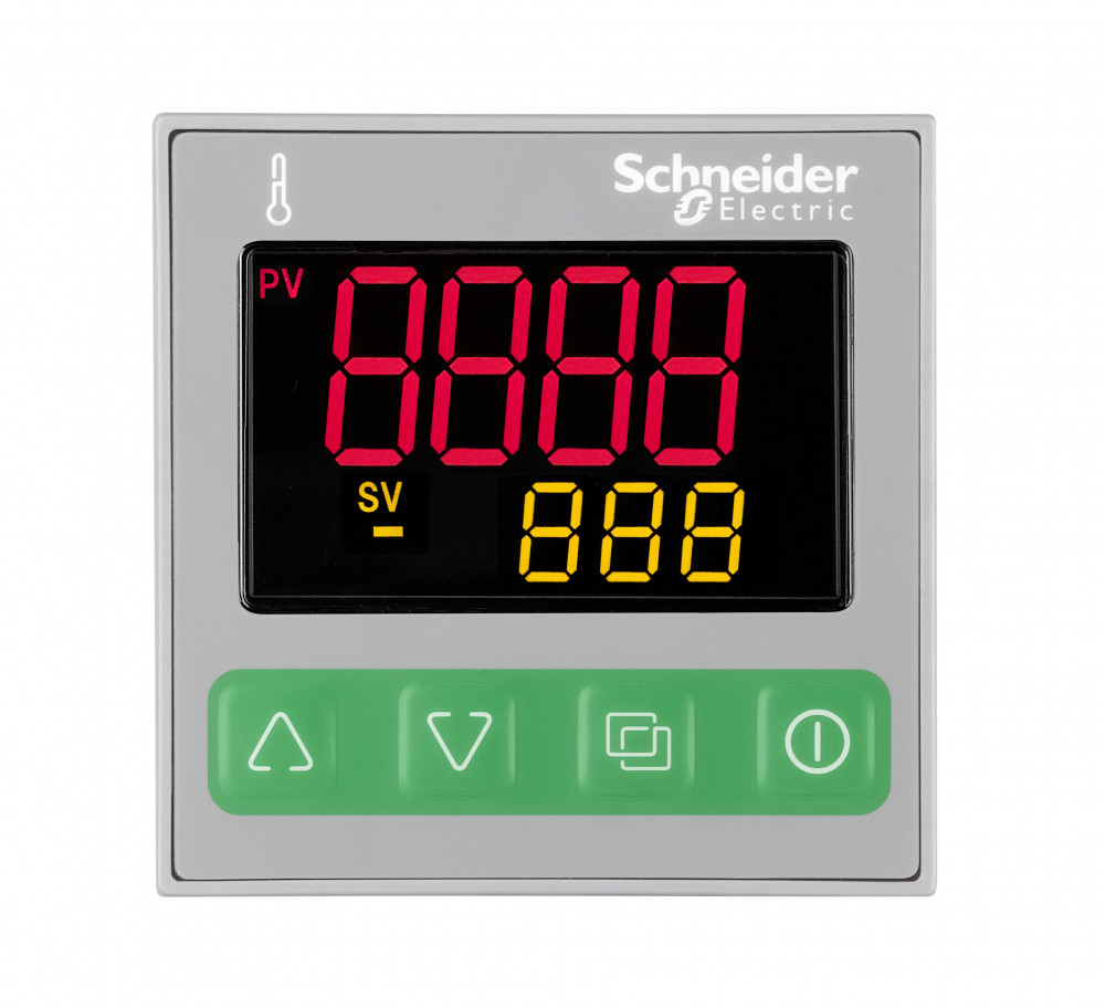 ТЕМП. КОНТ., 48 x 48, УНИВ. ВХ., 1 АВАР. ВЫХ., 2 ТТР, MODBUS, 24 V AC\DC