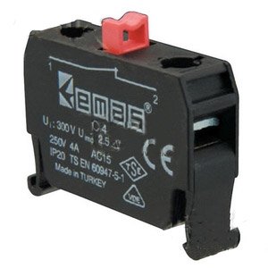 Блок-контакт для пультов управления (1НЗ), cерия B (250В AC, 4А) C4BK