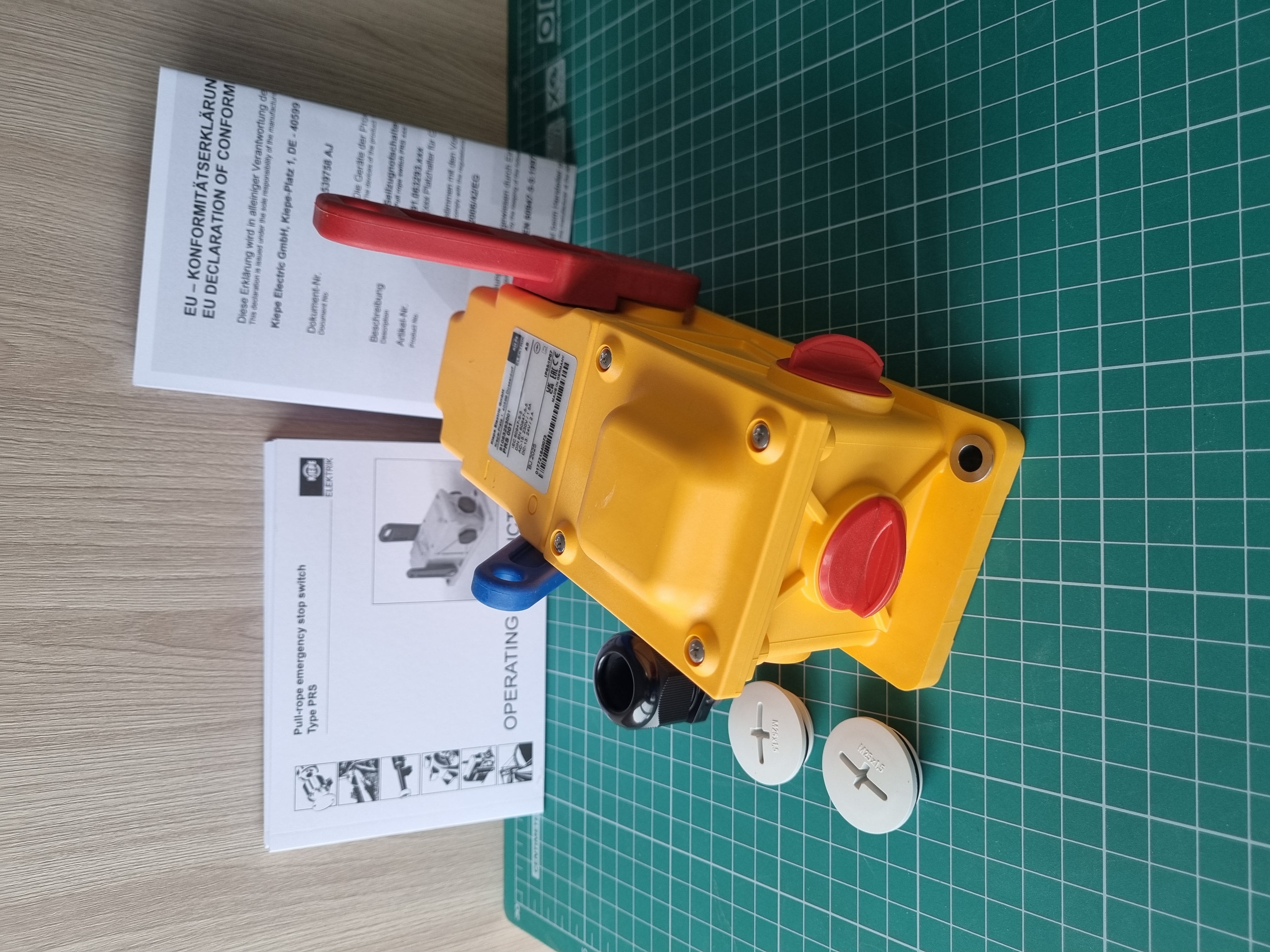 Аварийный выключатель с тяговым проводом PRS001 Kiepe Elektrik 91.063 293.001 (91063293001)