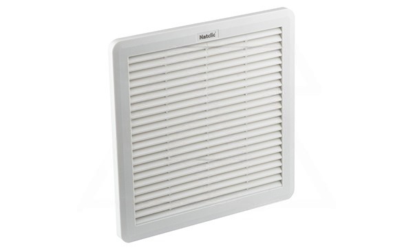 Фильтр-решетка SFF, габариты 200x200x35мм, вырез 177x177мм, степень фильтрации 94%, IP54, RAL7035