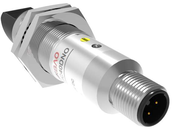 LANBAO PR18G-DM3DPR-E2 Датчик оптический рефлекторный, М18, угловое исполнение, Sn 3м, PNP, NO+NC