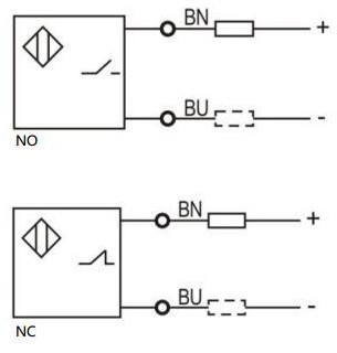 LANBAO LR30XBF10DLO Индуктивный датчик 2-х проводный NO Кабель 2м