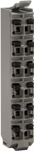 КЛЕММНЫЕ КОЛОДКИ-12 КОНТАКТОВ-24В= СЕРЫЙ