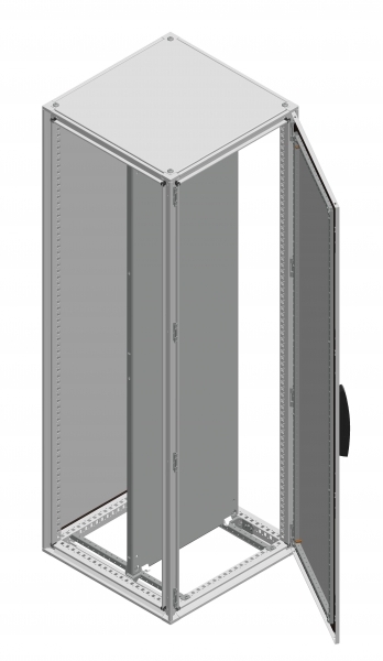 НАПОЛЬНЫЙ ШКАФ SF С МОНТАЖНОЙ ПЛАТОЙ 2D 1800x1000x400