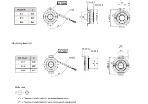 LANBAO ENI58KB12-6C1024J-T2 энкодер полый вал 12мм 1024имп/об TTL 5DC кабель 2м