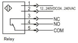 LANBAO PTL-DM5SKT3-D оптический датчик 88x65x25мм Реле 12-240 DC / 24-240 AC Sn=5м (R-тип) клеммы