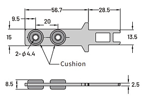 LANBAO ZJP-K3s ключ для замков безопасности