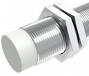 LANBAO LR18XCN08LIUM-E2 индуктивный датчик M18x69мм 0-10V + 0-20mA 1,6...8мм разъем М12