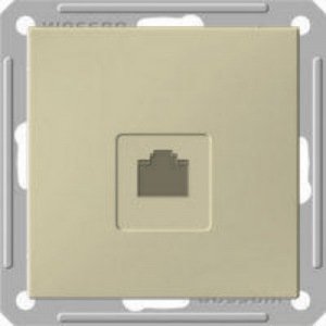 W59 РОЗЕТКА компьютерная RJ45 кат. 5e, механизм, СЛОНОВАЯ КОСТЬ