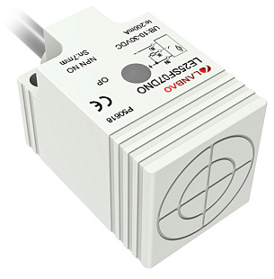 LANBAO LE25SN10DPO индуктивный датчик 25x25x39мм PNP NO Sn=10мм кабель 2м