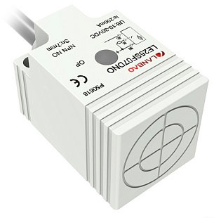 LANBAO LE25SN10DPO индуктивный датчик 25x25x39мм PNP NO Sn=10мм кабель 2м