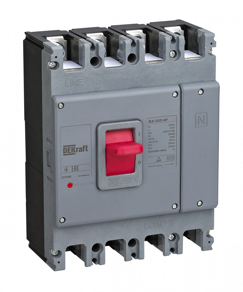 Силовой авт. выключатель 4P 315А 35кА ВА-305