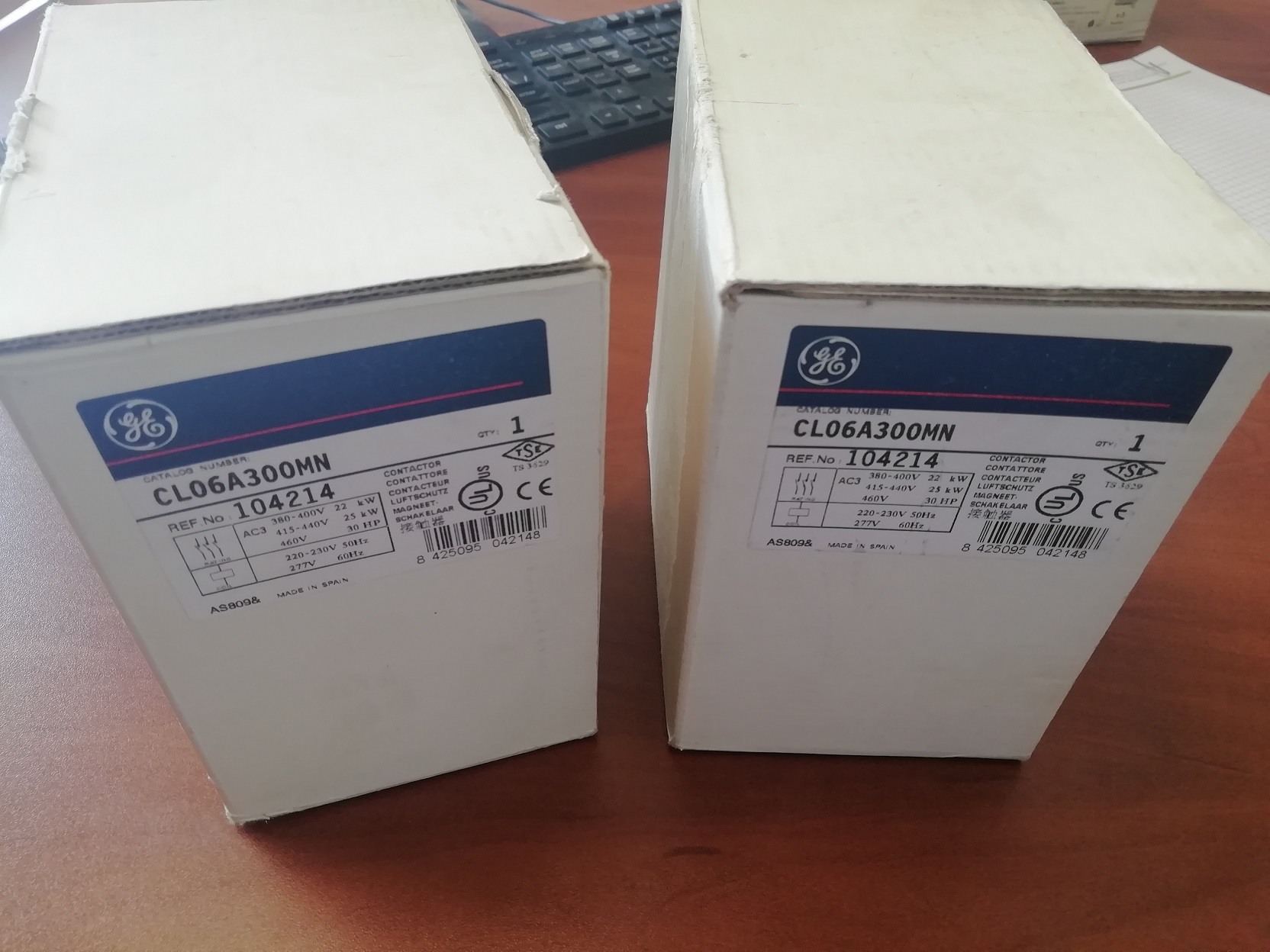 Контактор CL06A300MN 22 кВт 380В кат. 220-230В50Гц