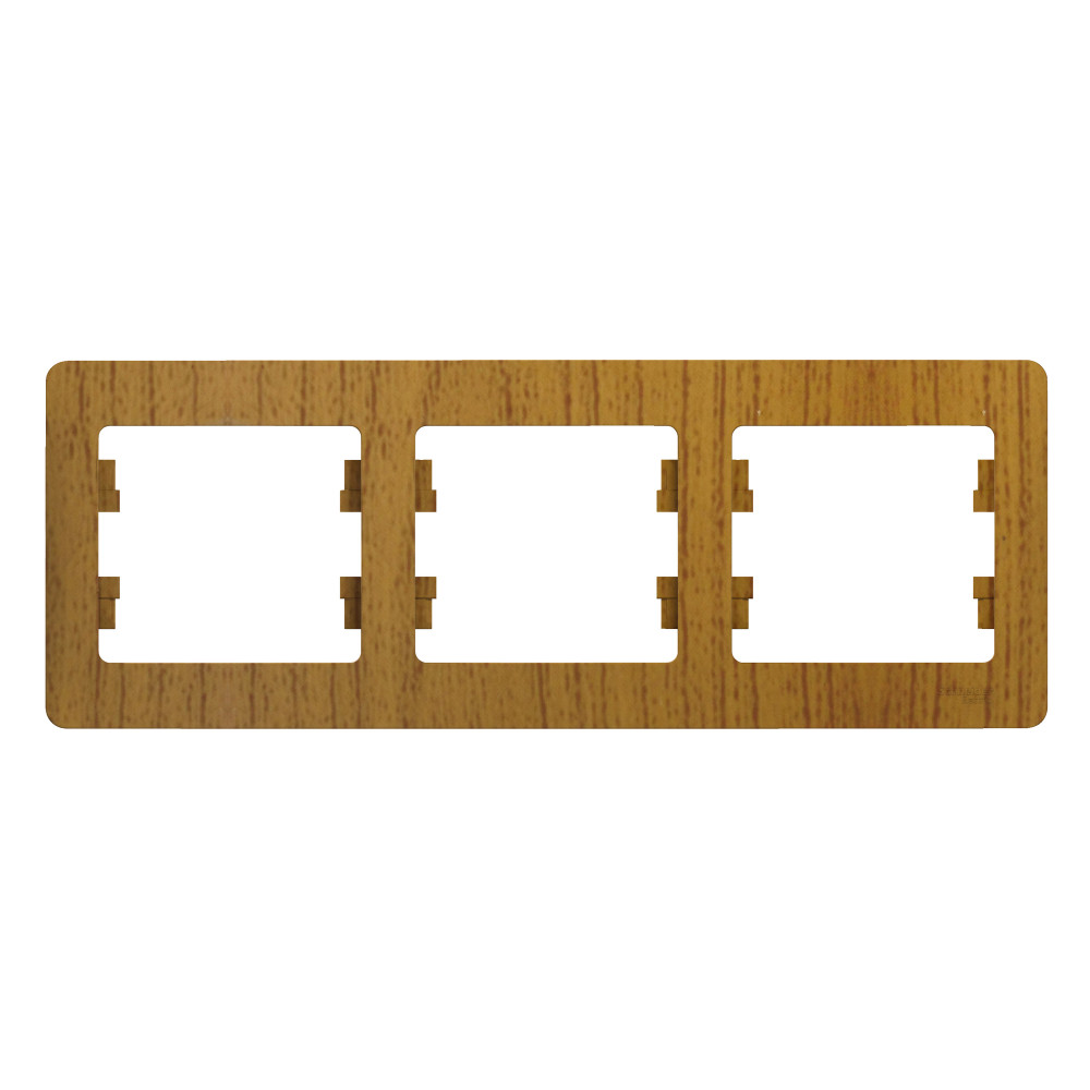 GLOSSA 3-постовая РАМКА, горизонтальная, ДУБ