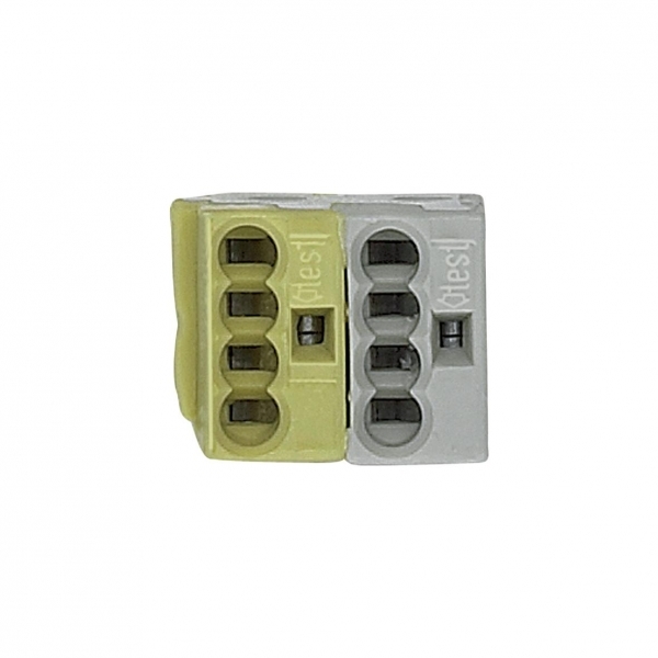 РАЗВЕТВИТЕЛЬНЫЙ ЗАЖИМ,ЖЕЛТ/БЕЖЕВЫЙ 50шт.