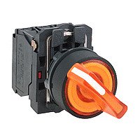 ПЕРЕКЛЮЧАТЕЛЬ 22ММ 24В ЖЕЛ. С ПОДСВЕТКОЙ
