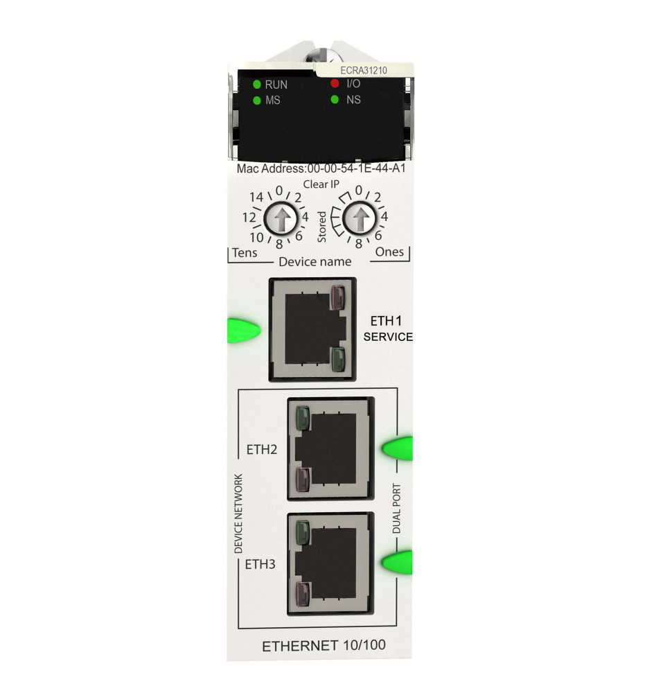Адаптер удаленного в/в RIO Ethernet,M580