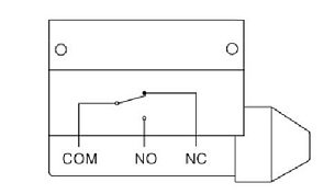 LANBAO LSAR7-312 концевой выключатель NO/NC поперечно-роликовый плунжер