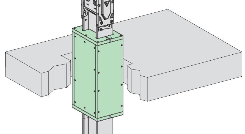 КОМПЛЕКТ ПРОТИВООГН. БАРЬЕРА H324 L650
