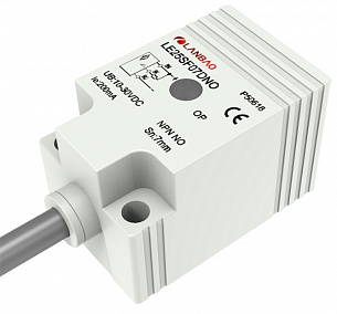 LANBAO LE25SN10DLO Индуктивный датчик 2-х проводный DC NO Sn=10 мм Кабель 2м