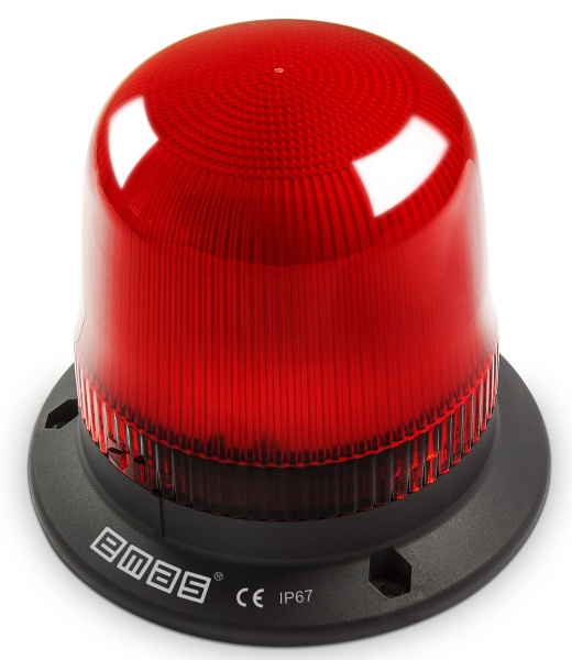 Сигнальная колонна маячкового типа, красный цвет, 12-24В AC/DC, IP65 IT120R024