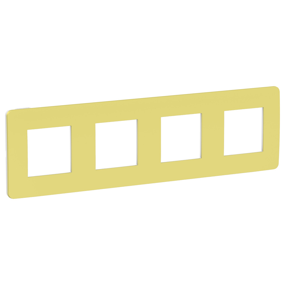 UNICA STUDIO рамка 4-поста, ЗЕЛЕНОЕ ЯБЛОКО/белый