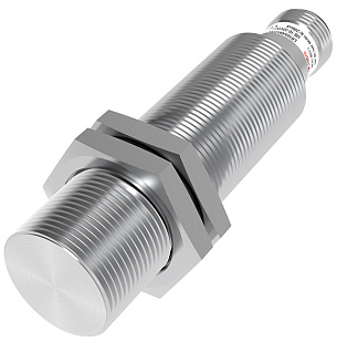 LANBAO LR18XCF05DPCQ-E2 Датчик индуктивный М18, Sn 5мм, цельнометаллический, PNP, NC, разъем М12