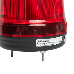 RAVENTEK RVOD2-24-Q1/Q2/Q3/Q4-R сигнальный маячок ?100мм красный
