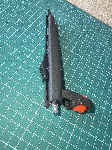 Нож строительно-монтажный 18 мм НСМ-80 (SK4) Heavy Duty (до 60 кг) EKF Professional
