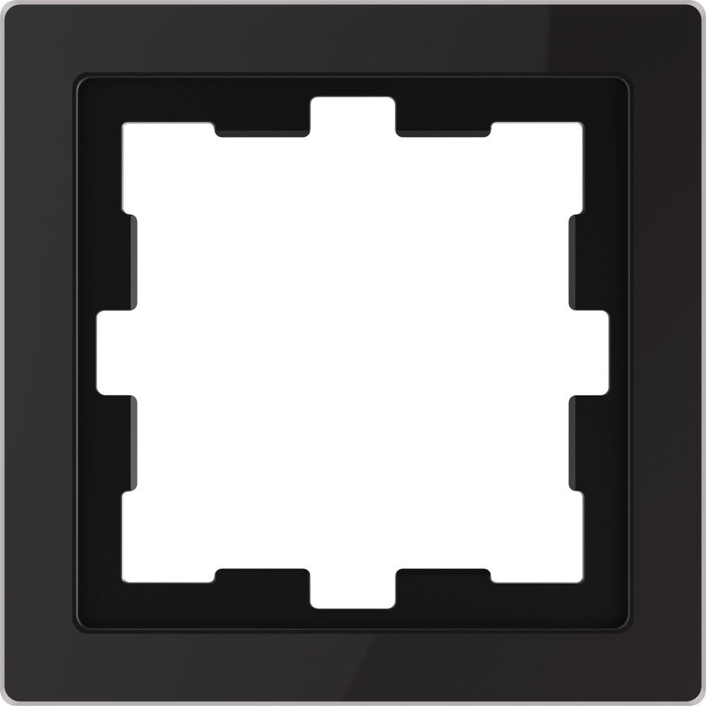 MERTEN D-Life РАМКА 1-постовая, ЧЕР. ОНИКС